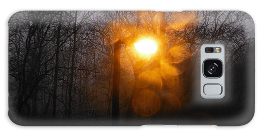 Light Post Galaxy Case featuring the photograph Magic Orb Light by Paddy Shaffer