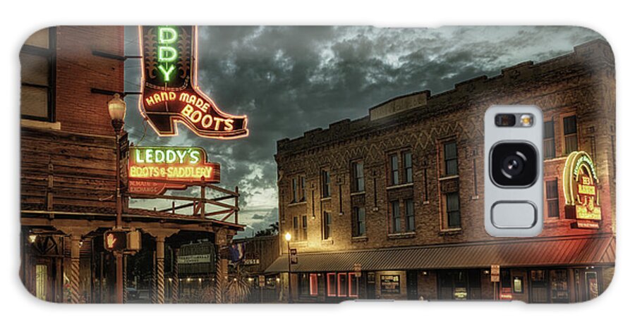 Fort Worth Galaxy Case featuring the photograph Main and Exchange by Joan Carroll