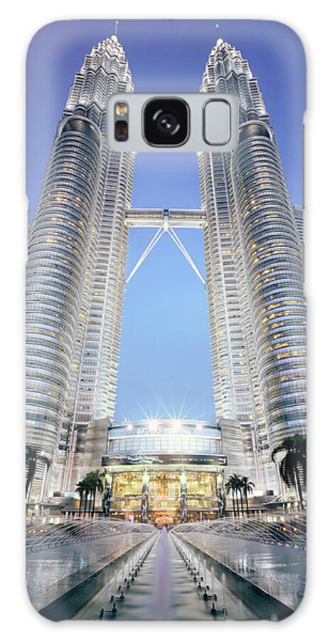 Outdoors Galaxy Case featuring the photograph Malaysia, Kuala Lumpur, Petronas Towers by Martin Puddy