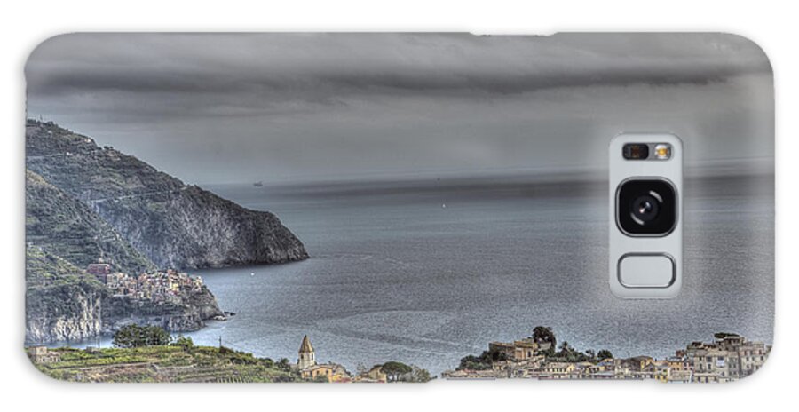 Europe Galaxy S8 Case featuring the photograph Manarola and Corniglia by the Sea 1 by Matt Swinden