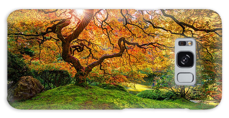 Japanese Maple Galaxy Case featuring the photograph Maple by Dustin LeFevre