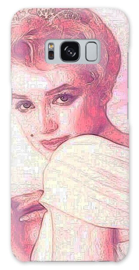 Marilyn Forever Painting By Painterartistfin Galaxy Case featuring the painting Marilyn Forever by PainterArtist FIN