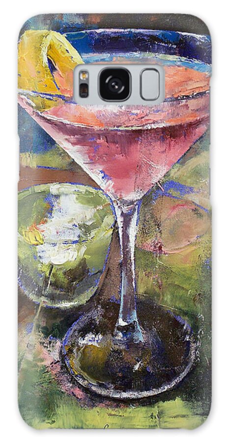 Oil Paintings Galaxy Case featuring the painting Martini by Michael Creese