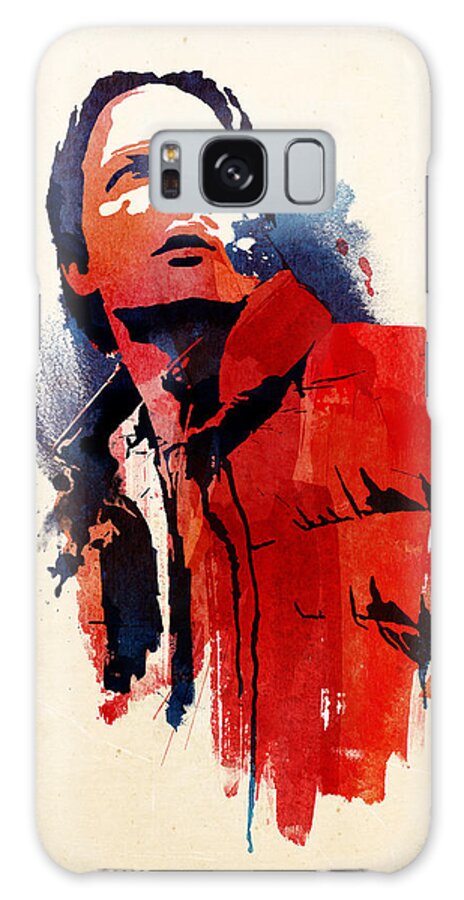 Sci-fi Galaxy Case featuring the mixed media Marty McFly by Robert Farkas