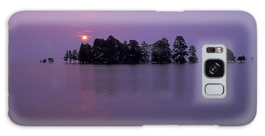 Lake Mattamuskeet Galaxy Case featuring the photograph Mattamuskeet Sunrise by Jim Dollar