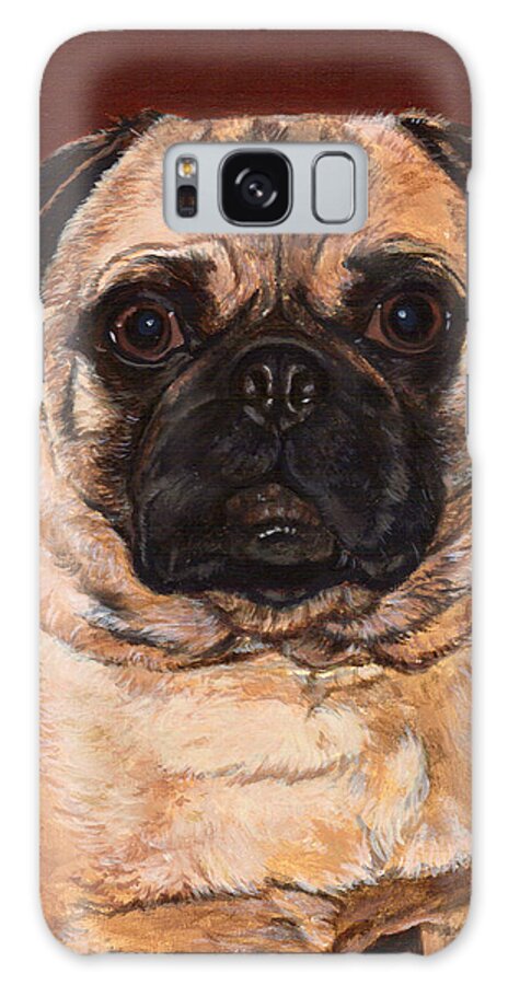Dog Galaxy S8 Case featuring the painting Maxx by Daniel Carvalho