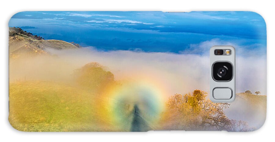 Landscape Galaxy Case featuring the photograph Me and Fogbow by Marc Crumpler