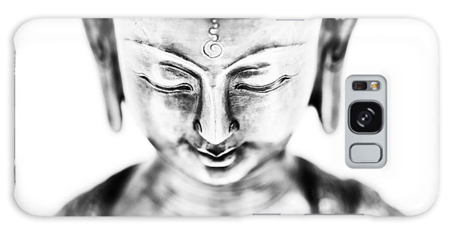 Medicine Galaxy Case featuring the photograph Medicine Buddha Monochrome by Tim Gainey
