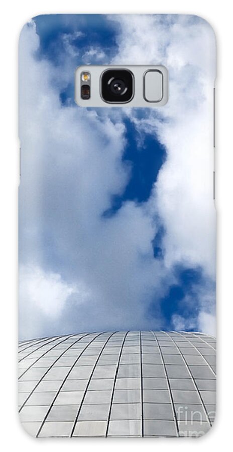Architecture Galaxy Case featuring the photograph Mellon Arena on a Cloudy Day by Amy Cicconi
