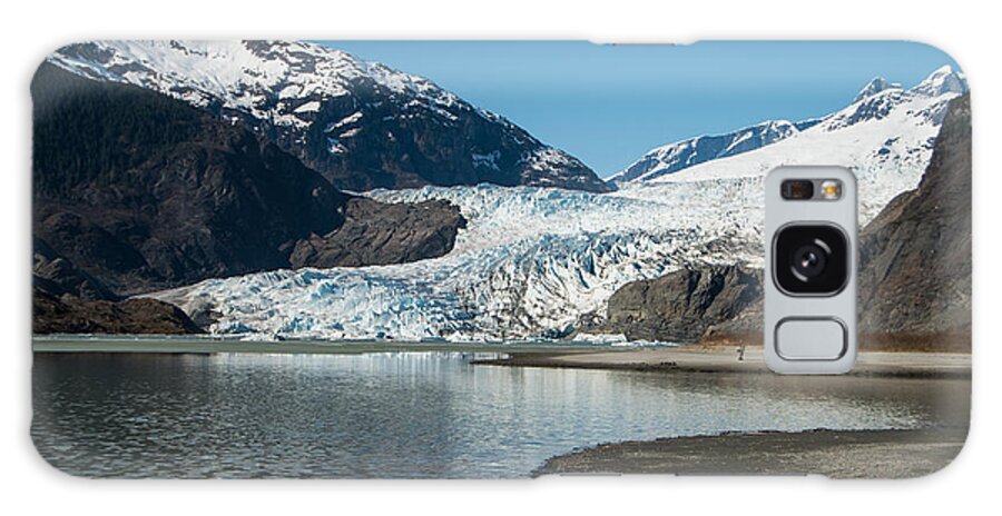 Mendenhall Glacier Galaxy Case featuring the photograph Mendenhall Glacier in Alaska by Marilyn Wilson