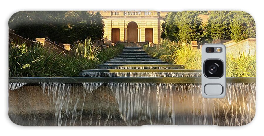 Meridian Galaxy Case featuring the photograph Meridian Hill Park Waterfall by Stuart Litoff