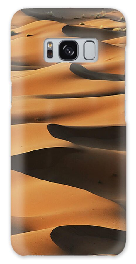 Sand Dune Galaxy Case featuring the photograph Merzouga Sand Dunes At Sunrise, Sahara by Ignacio Palacios