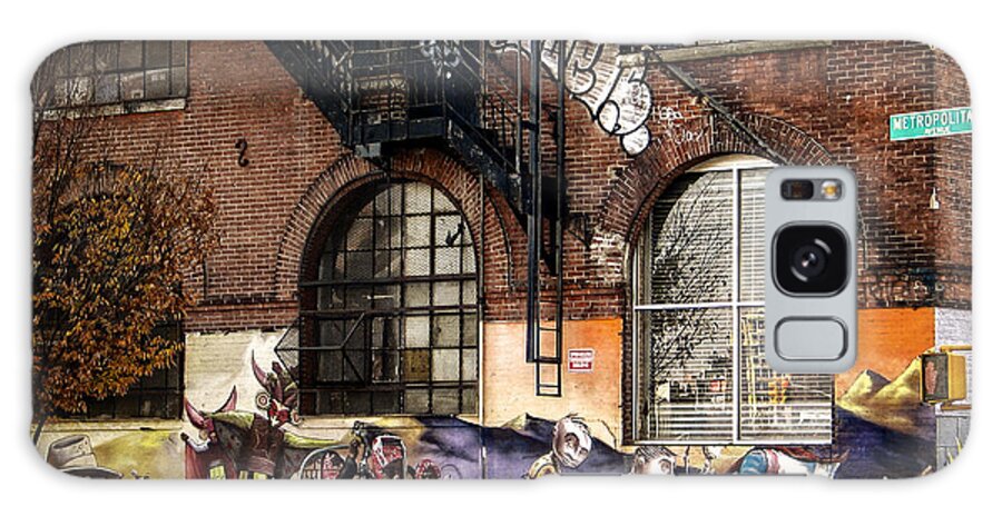 Graffiti Galaxy Case featuring the photograph Metropolitan Avenue Graffiti by Frank Winters