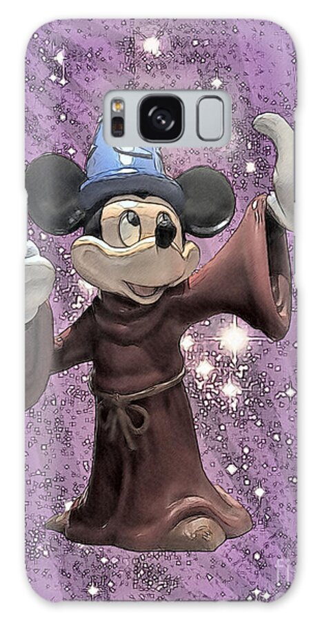 Mickey Mouse Galaxy Case featuring the digital art Mickey and the Stars by Tommy Anderson