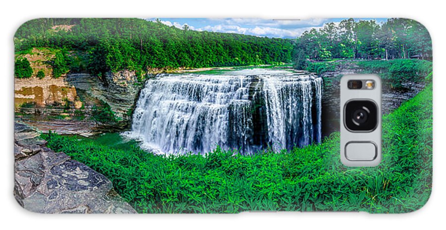 Middle Falls Galaxy S8 Case featuring the photograph Middle Falls Overlook by Rick Bartrand