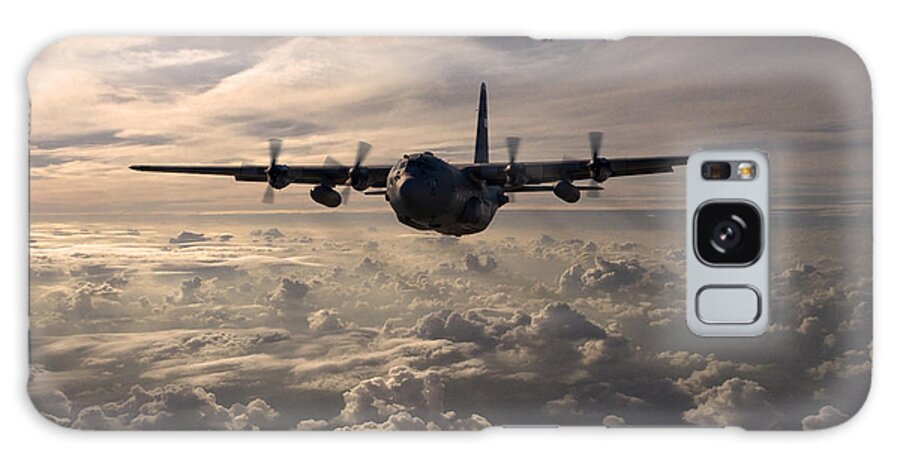 Lockheed Galaxy Case featuring the digital art Mighty Hercules by Airpower Art