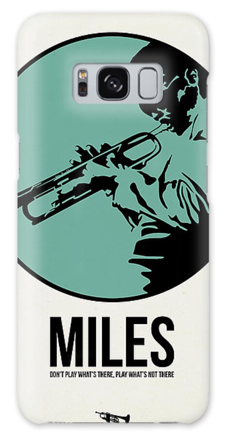 Music Galaxy Case featuring the digital art Miles Poster 1 by Naxart Studio