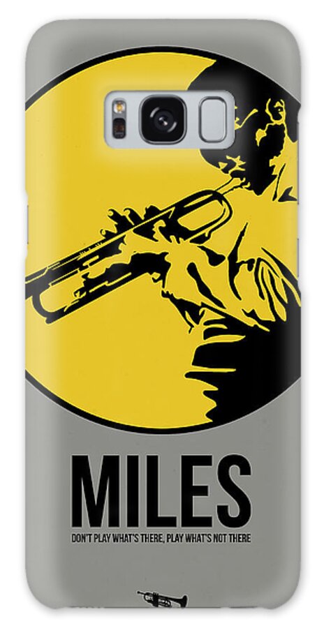 Music Galaxy Case featuring the digital art Miles Poster 3 by Naxart Studio