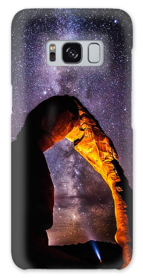 Arches National Park Galaxy Case featuring the photograph Milky Way Explorer by Darren White