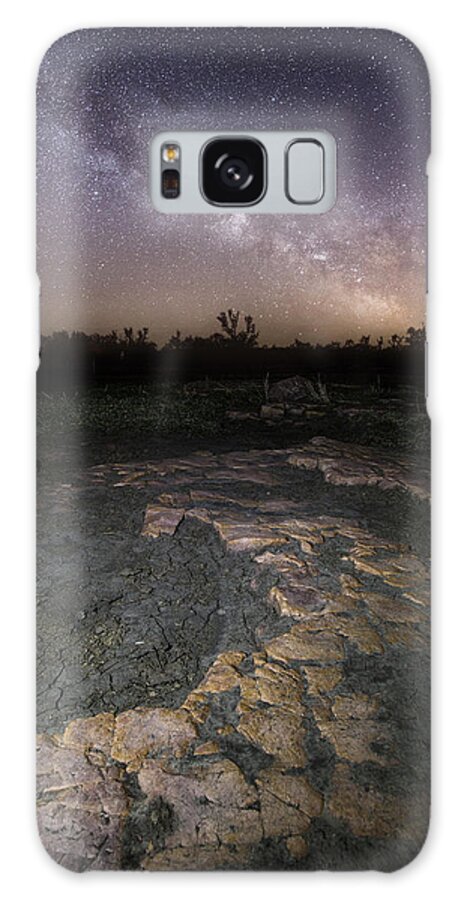 Milky Way Galaxy Case featuring the photograph Milky Way on the Rock by Aaron J Groen