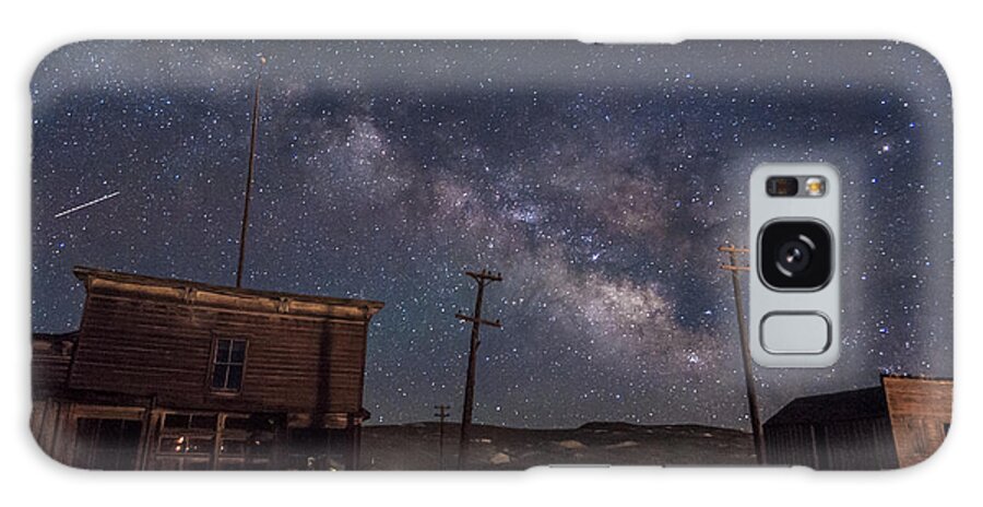 Bodie Galaxy Case featuring the photograph Milky Way over Bodie Hotels by Cat Connor