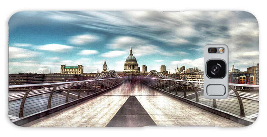 London Millennium Footbridge Galaxy Case featuring the photograph Millenium Bridge by Lee Davison Photography