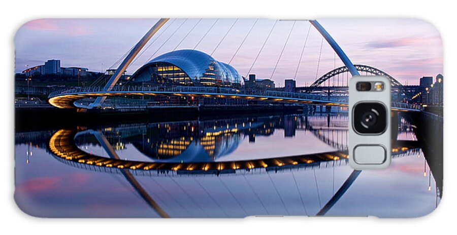 Newcastle Galaxy S8 Case featuring the photograph Millenium Bridge sundown by Stephen Taylor