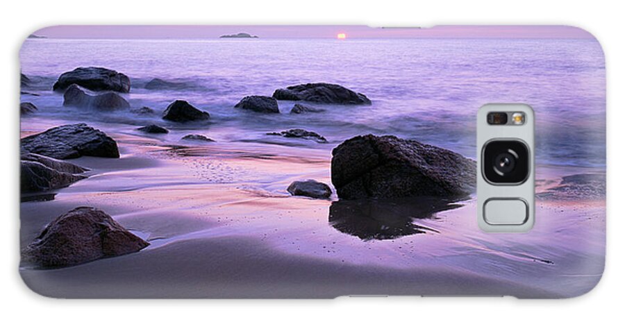 Millennium Sunrise Galaxy S8 Case featuring the photograph Millennium Sunrise Singing Beach by Michael Hubley