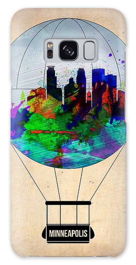  Galaxy Case featuring the painting Minneapolis Air Balloon by Naxart Studio