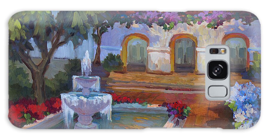 Mission Galaxy Case featuring the painting Mission Via Dolorosa by Diane McClary