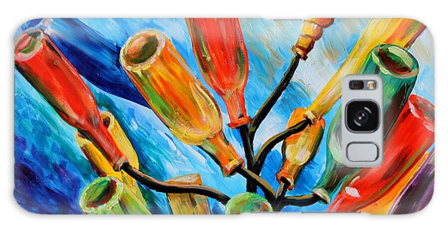 Still Life Galaxy Case featuring the painting Mississippi Bottle Tree by Karl Wagner