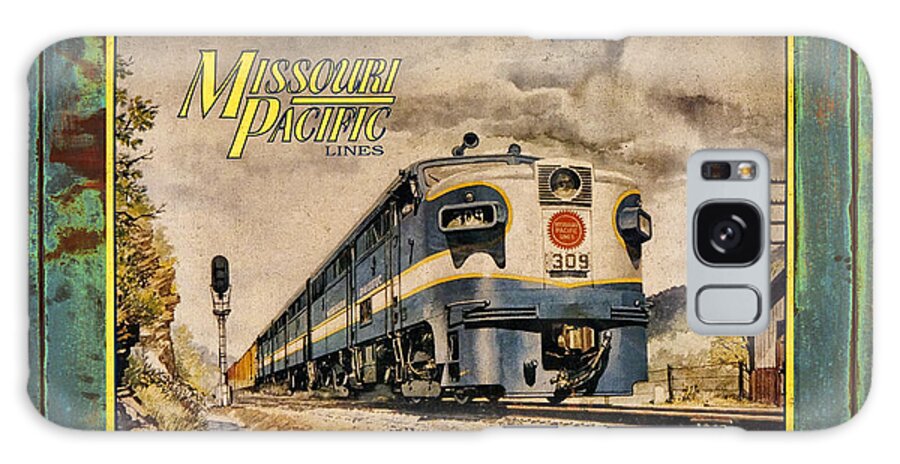 Missouri Pacific Galaxy S8 Case featuring the photograph Missouri Pacific Lines Sign Engine 309 DSC02854 by Greg Kluempers