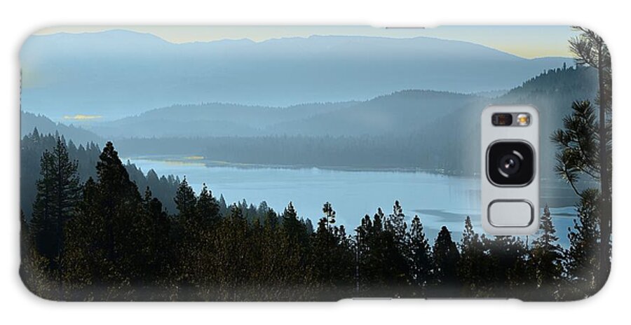 Donner Lake Galaxy S8 Case featuring the photograph Misty Morning at Donner Lake by Marilyn MacCrakin