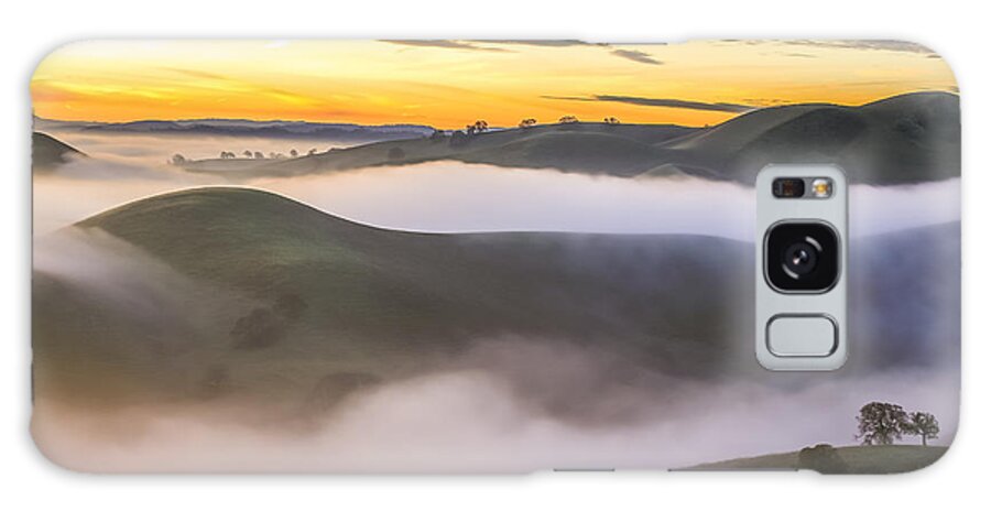 Landscape Galaxy Case featuring the photograph Misty Morning by Marc Crumpler
