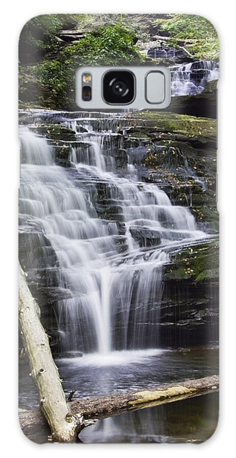 Ricketts Glen Galaxy S8 Case featuring the photograph Mohican Falls by Paul Riedinger