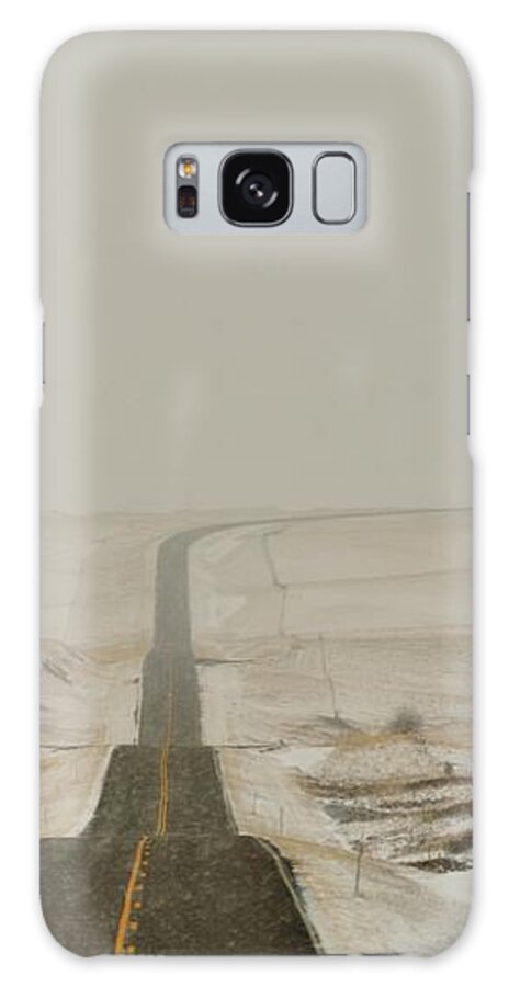 Highway Galaxy Case featuring the photograph Montana Highway 3 by Kae Cheatham