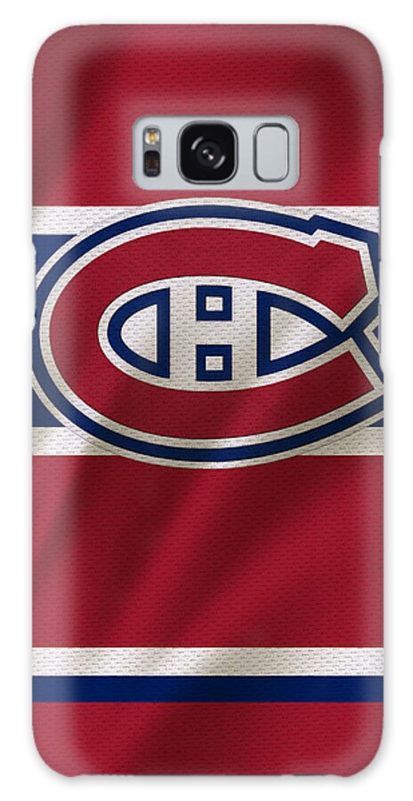 Canadiens Galaxy Case featuring the photograph Montreal Canadiens Uniform by Joe Hamilton