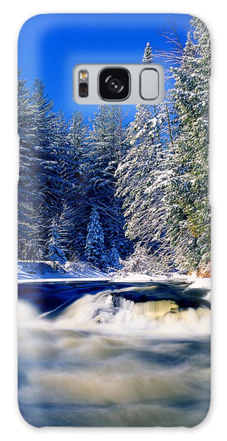 New York Adirondack Mts. Galaxy Case featuring the photograph Monument Falls by Frank Houck