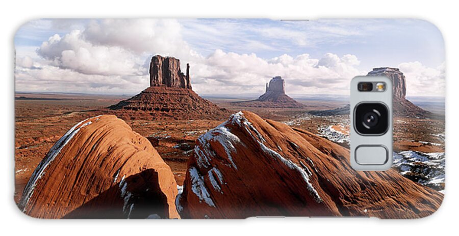 Scenics Galaxy Case featuring the photograph Monument Valley by Kingwu