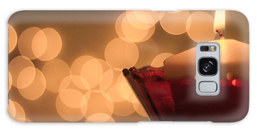 Candle Galaxy Case featuring the photograph Moody Candlelight by Eugene Campbell