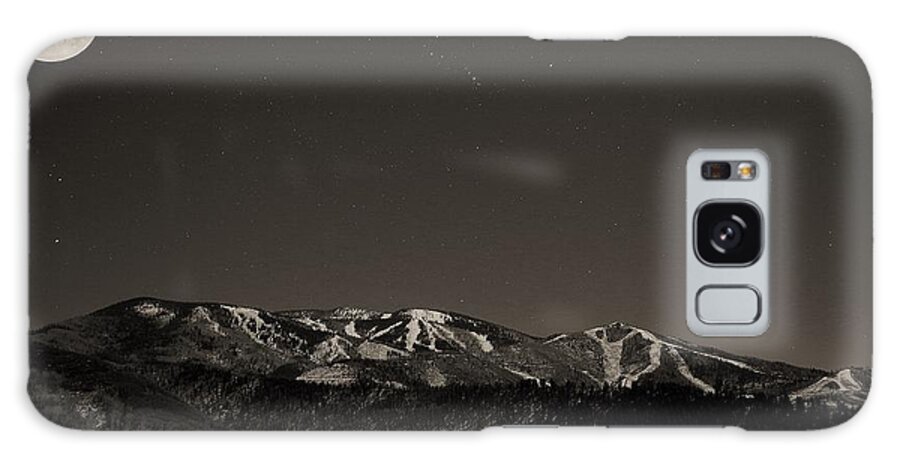 Steamboat Springs Galaxy Case featuring the photograph Moon Over Mt. Werner by Matt Helm