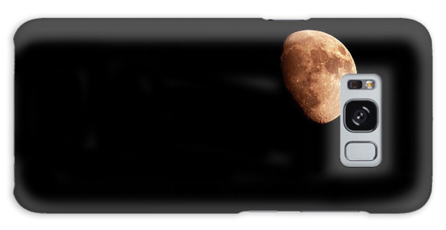 Supermoon Galaxy Case featuring the photograph Moon Photo Gibbous by Orchidpoet