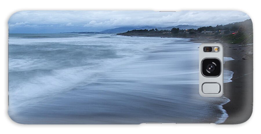 Beach Galaxy Case featuring the photograph Moonstone Beach Surf 2 by Jim Moss