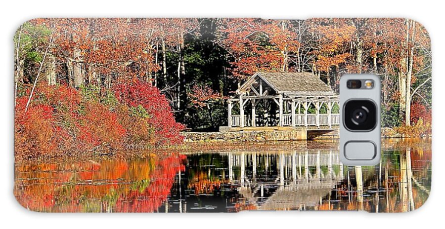 Reflections Galaxy S8 Case featuring the photograph Moore State Park Autumn II by Michael Saunders