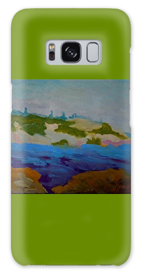Island Galaxy Case featuring the painting Moose Island - Schoodic Peninsula by Francine Frank