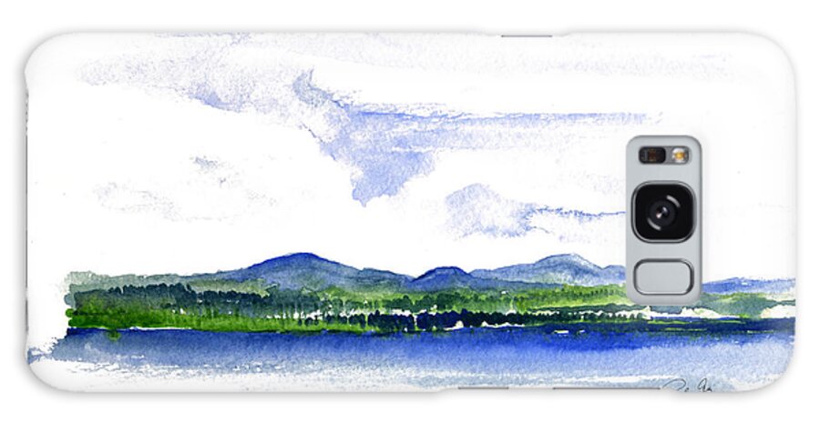 Moosehead Lake Galaxy Case featuring the painting Moosehead Lake by Paul Gaj