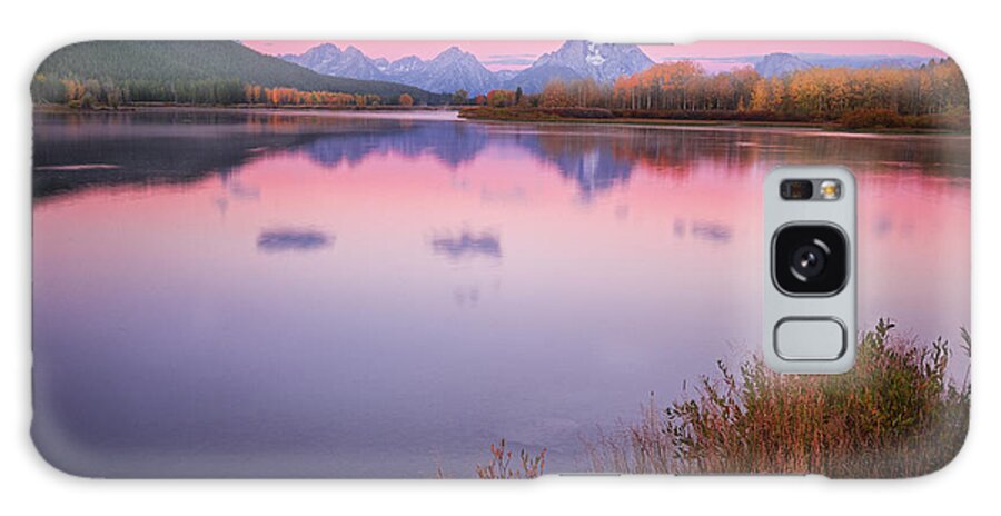 Grand Galaxy Case featuring the photograph Morning at Oxbow Bend by Alex Mironyuk