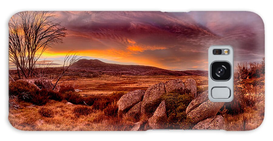 2013 Galaxy Case featuring the photograph Morning Clouds over Jugungal by Robert Charity