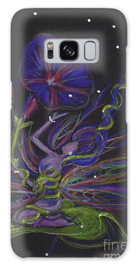 Fairy Galaxy S8 Case featuring the drawing Morning Glory by Dawn Fairies