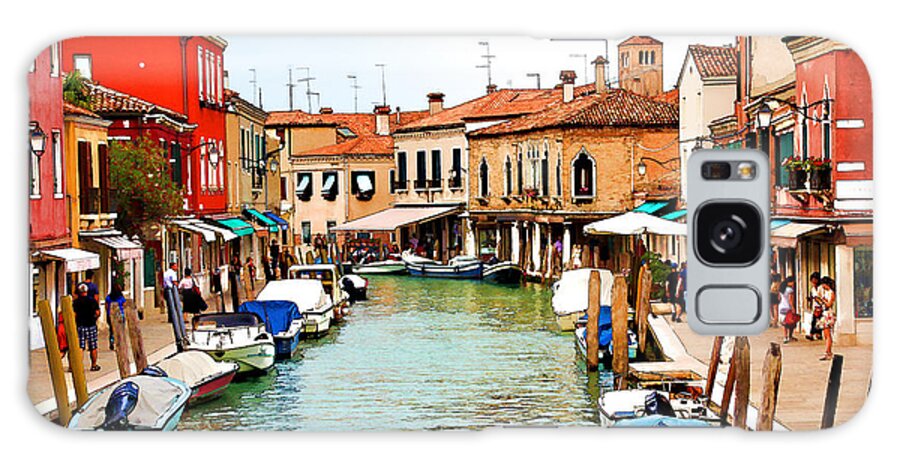 Boats Galaxy Case featuring the digital art Morning in Murano by Brian Davis